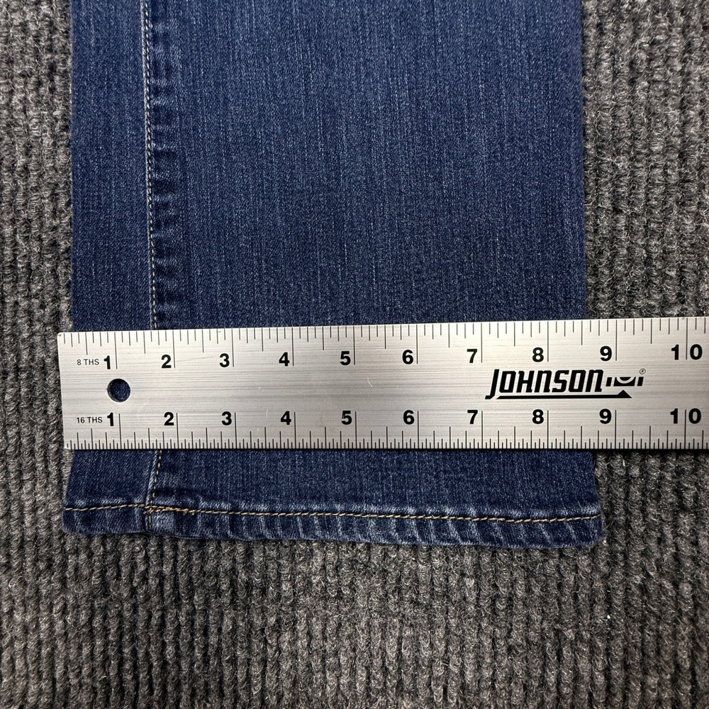 Gap Sexy Bootcut Fit Jeans Tinted Dark Wash Blue Denim 14/32R S/346418-00 - Picture 8 of 14